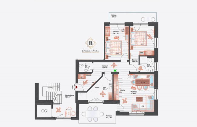 Apartment in Bramberg am Wildkogel With Barbecue - Foto 2