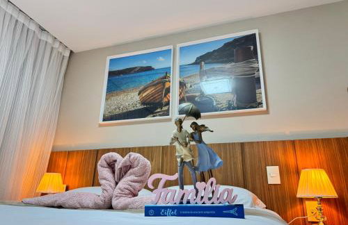 Magnífico APARTAMENTO de Charme - 3 quartos AR CONDICIONADOS SPLIT - Beira Mar, 2 banheiros, 2 Vagas Garagem, 4 Varandas, 2 Elevadores, Redes para Descanso, Wi-Fi, Air Fryer, Disney Plus, HBO Max, Cadeiras de Praia e Caixa Térmica - Photo 21