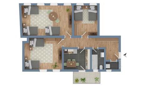 CosyHomes24 - centrally with balcony and parking space - IL01a - Foto 3