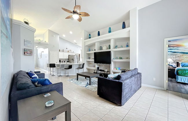 Beach Theme Vacation Pool Spa Home Mins to Disney - Foto 34