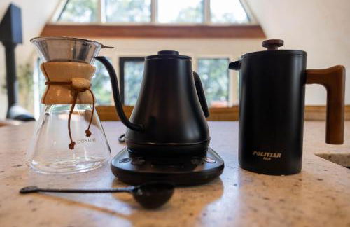 Aframe River Retreat, Sauna, Hot Tub, Workspace, New Build! - Foto 41