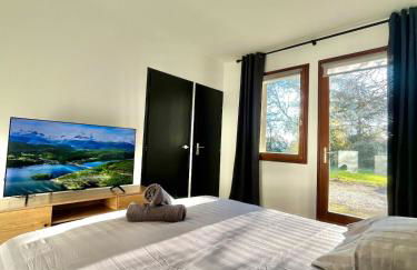 Maison La Clairière - Jardin et parking - 10 pers - 4 chambres - 15 min de Lyon - Foto 26