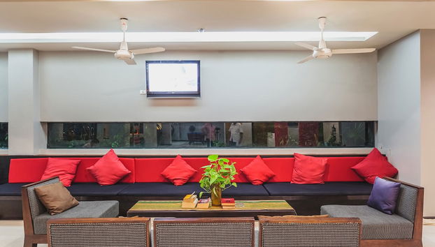 Zona de estar del vestíbulo