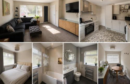 3BR, Sleeps 5, Free Parking, Fast WiFi, Near M62 & Leeds - Foto 1