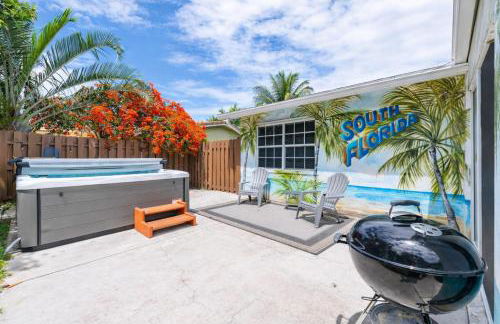 Ventur Tropical w Hot Tub Close to Beach - Photo 15