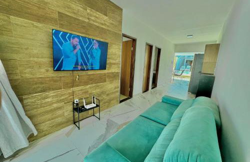 Bela acomodação em jacuipe com churrasqueira, piscina, mesa de sinuca e três quartos, dois sendo suítes! Além de muito espaço por toda a área! - Foto 21