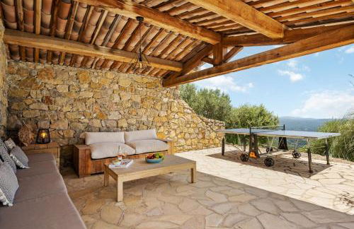 Villa La Genestière - Familienoase und Golfertraum mit Infinity-Pool und 180-Grad-Panoramablick bis zum Meer - Foto 60