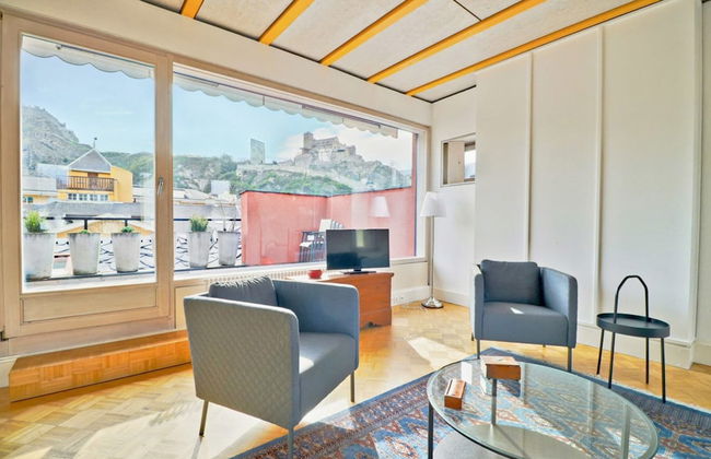 Cozy Penthouse in the old Town of Sion - Foto 9