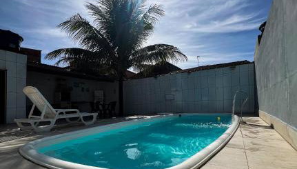 Casa Com Piscina - Mongaguá - Hidro - Wi-Fi - Piscina Grande - Foto 1