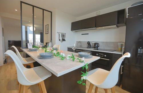 Séjour lumineux T3 moderne, balcon & ascenseur - Foto 9