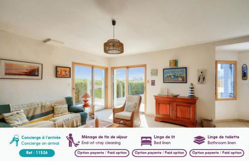 Vue mer ! À 200m de la plage, maison pour 9 - Foto 2