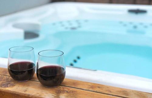 Luxury Mountain Cabin with Views, Hot Tub, Fireplace - Foto 50