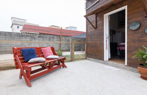 Casa Perto das melhores praias Florianópolis, 8 pessoas, ar condicionado, tv, wifi, cozinha completa, lavanderia, - Foto 41