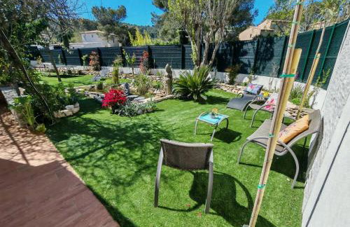 BELLE VILLA Piscine 120 m2, 8 pers, 3 belles chambres Près d'Aix-en-Provence - Foto 9