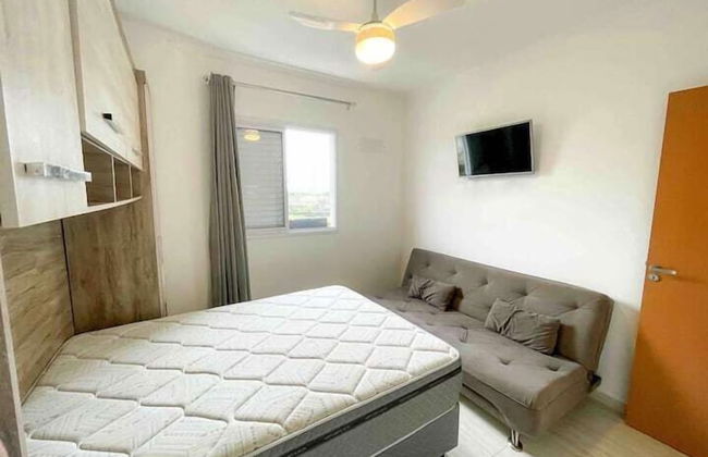 Pé na areia apto c vista mar e piscina - Foto 2