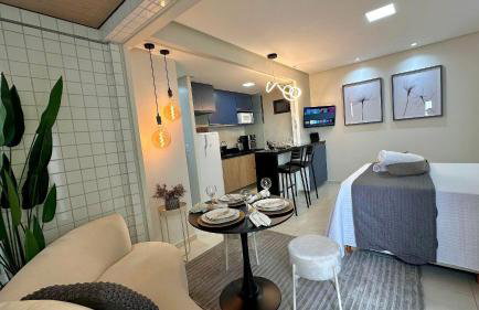 (1305) Studio Moderno e Aconchegante no Calhau - Foto 21