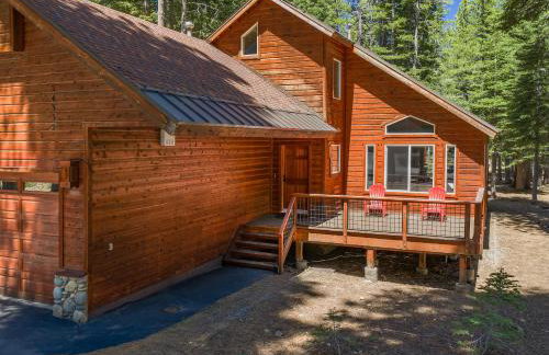 Tahoe Donner Cabin Level Driveway Sleeps 8 Fireplace - Foto 11