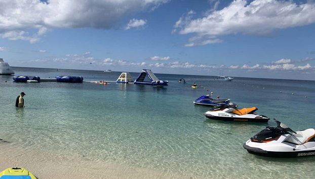 Jet skis in Cozumel