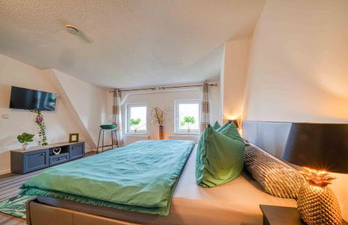 Zuarin Schlossblick - Ganzes Apartment direkt am Schlossgarten von Schwerin mit Dschungel-Feeling - Parkplatz auf Anfrage vorhanden - Foto 12