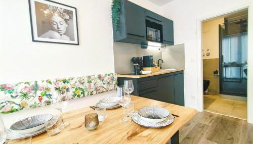 Design-Apartment für bis zu 4 im 1 OG, modern, Dachterrasse, Grill, ruhige Lage, Disney plus, Wii, LAN und WLAN - Foto 5