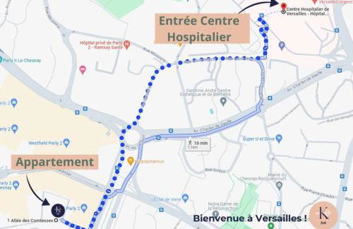 Artémis by Kleidos -10 min des jardins du chateau de Versailles avec parking - Foto 34