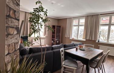 Altstadt Apartment Zittau - stilvolle familienfreundliche Ferienwohnung 78qm am Zittauer Museum und Zittauer Gebirge im Herzen der Oberlausitz mit eigenem Parkplatz ideal zum Wandern im Dreiländereck - Foto 1