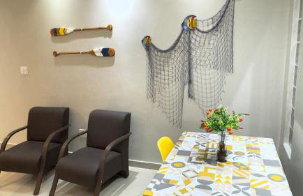 Santos - Gonzaga - Apartamento completo 1 quadra da praia - Foto 13