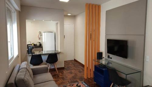 Belo apartamento quarto e sala bem localizado - Foto 1