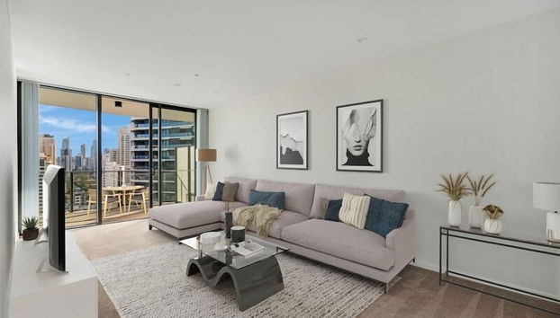 Ocean views in the heart of Broadbeach - Foto 2, Zona de estar