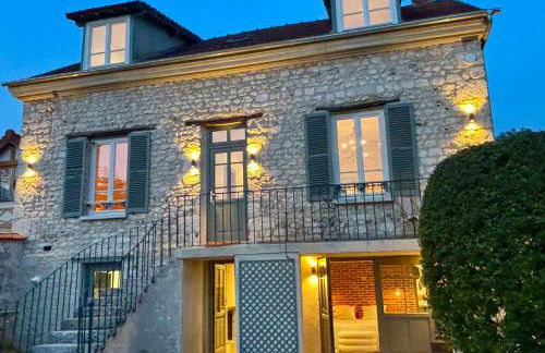 La Folie Giverny - Villa Premium - 3 Suites VIP - 8 Pièces 150M2- Centre Village - Maison privatisée -Jardin paysagé - Parking- - Photo 15