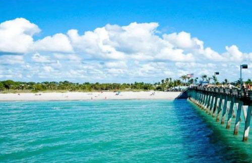1BR Venice home with private beach access - Golden Beach Haven - Foto 33