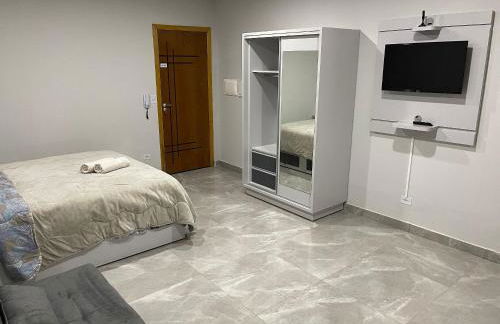 Novo apartamento Studio a poucos passos do Paraguai - Vila Portes - Foto 42