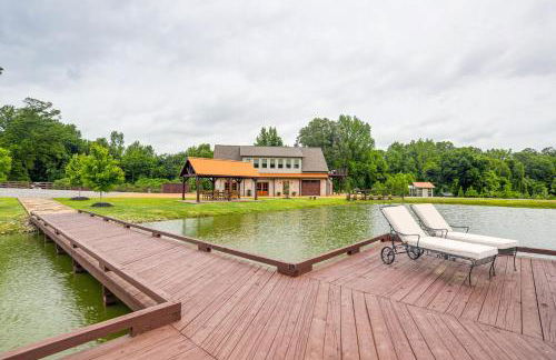 Farm and Lake Views Rural Mississippi Loft Apt - Foto 20