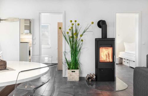 Salzhaff StrandHäuser mit Kamin und Terrasse OFC 17 - Foto 1