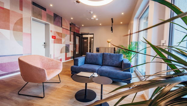 Zona de estar del vestíbulo