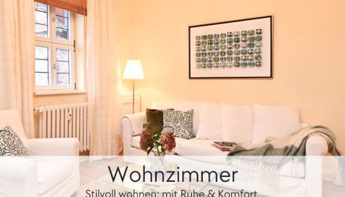 Amalias Burgwohnung - stilvolles Apartment mit Aufzug & Garten in der Hinterburg Schlitz - 2 Schlafzimmer, Parkplatz, Historisches Flair für Paare & Ruhesuchende - Foto 2