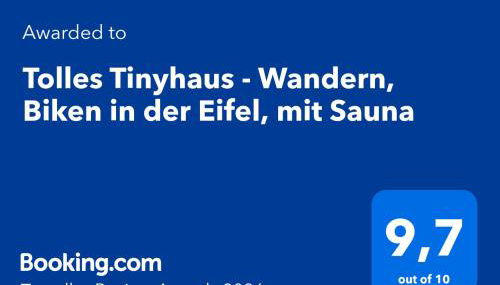 Tolles Tinyhaus - Wandern, Biken in der Eifel, mit Sauna - Foto 2