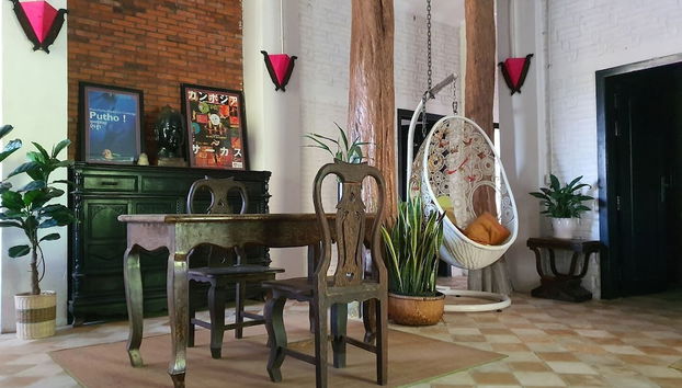 Zona de estar del vestíbulo