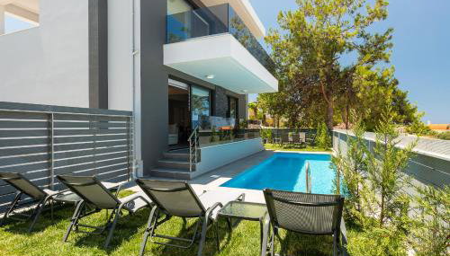 Nisos Villa, Pool & Heated SpaWhirlpool, Walking to Beach, By ThinkVilla - Foto 4, Garden, sunbed