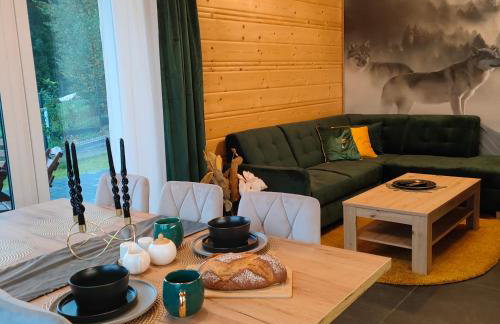 Chwilo Trwaj dom z jacuzzi, sauną i kominkiem z widokiem na góry Korbielów Pilsko - Foto 11