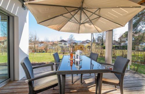 Helle Wohnung mit Bergblick & eigener Terrasse - Foto 3