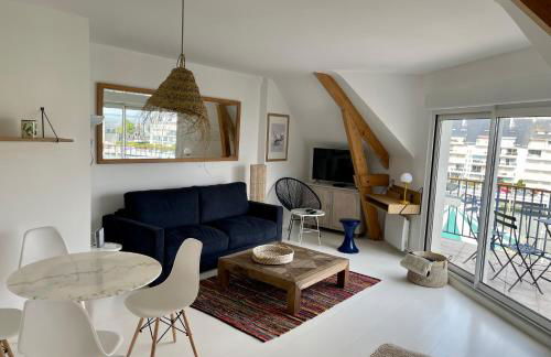 Superbe appartement 4 personnes Le Pouliguen avec vue magnifique sur le port et la mer - Foto 6