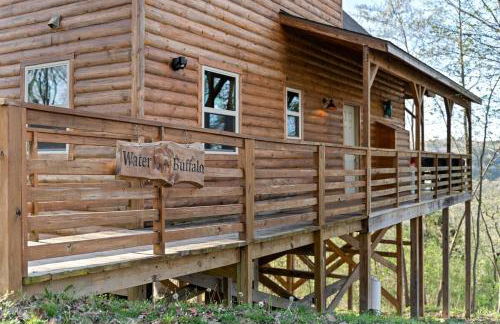 Cabin 3 Mtn View Cabin Near River with Hot Tub and Fire Pit - Foto 17