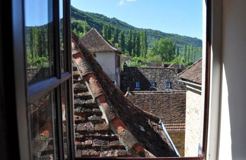Aile du Château de Busqueilles à Autoire, 3 chambres, 3 SDB, vue parc & calme - Foto 12