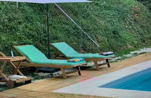 Maison Les Volets Rouges, piscine privée et vue panoramique, côté Sarlat - Foto 2