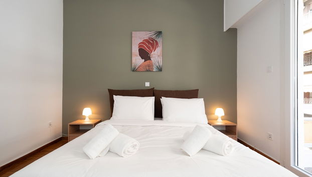 Contemporary Chic Apartment in Athens - Foto 4, Habitación