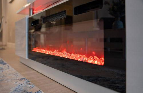 Apartment with an electric fireplace - Foto 8