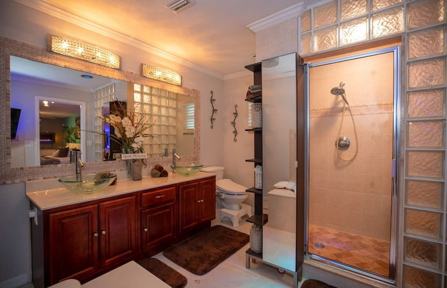 Gorgeous Urban Oasis W/hot Tub, Heated Pool And Private Movie Theater 3 Bedroom Home by RedAwning - Foto 33