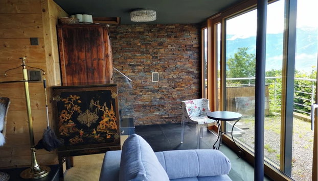Chalet With Panoramic Views of the Mountains of the Oberland and Lake Thun - Foto 3, Quarto