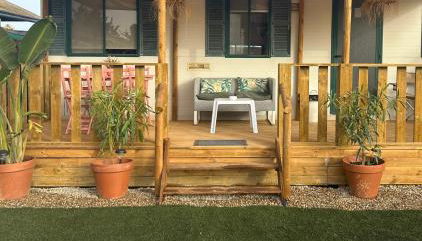 Coqueta casita Playa Palmar-300m-Zoco - Foto 5, Garden